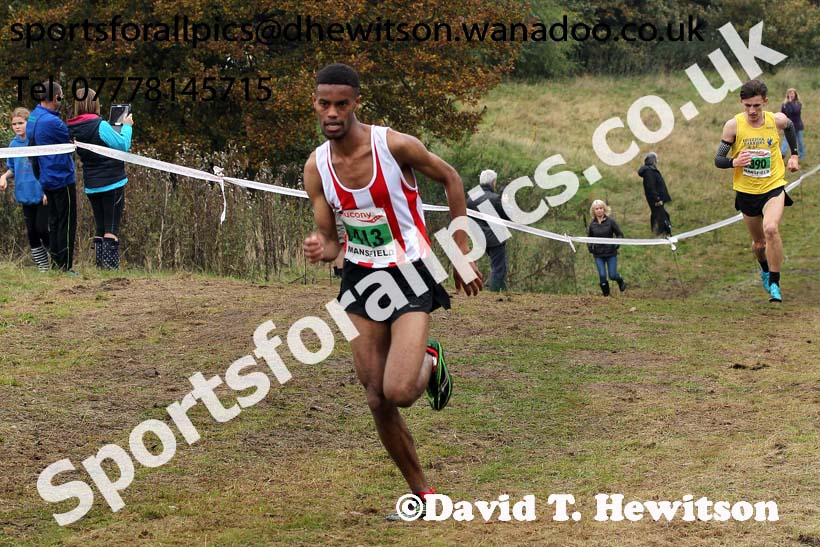 Junior men, National Cross Country Relays, Berry Park, Mansfield. Photo: David T. Hewitson/Sports for All Pics